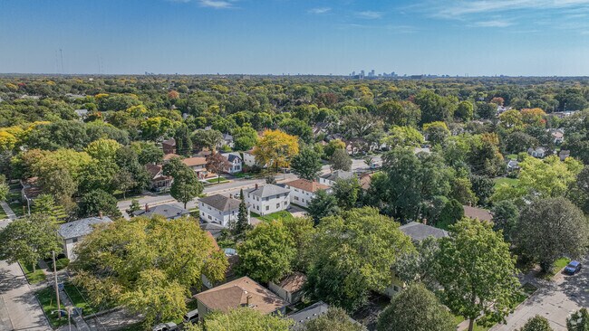 All shapes and sizes of homes line the streets in McGovern Park.