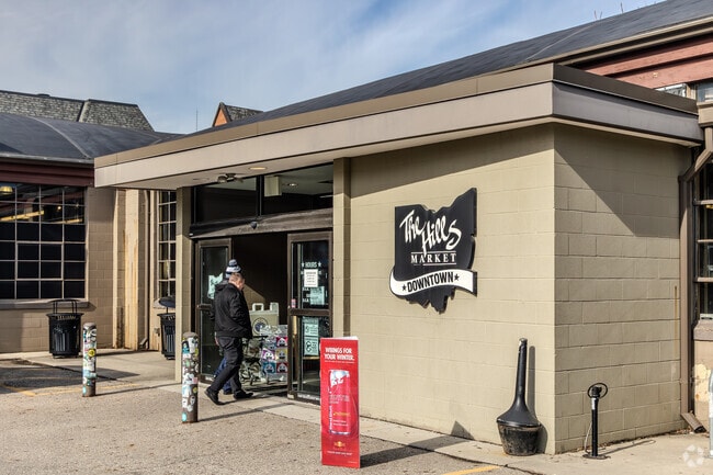 The Hills Market is located less than a mile outside of the Uptown District.