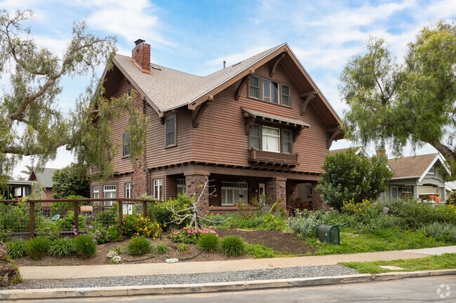 Craftsman homes in Mission Hills aren't just Bungalows, there are two story varieties too.