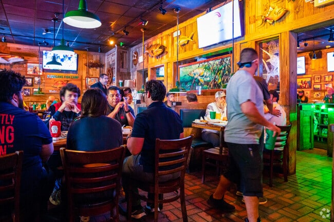 Flanigans Seafood Bar and Grill is a popular spot for residents of The Woodlands.