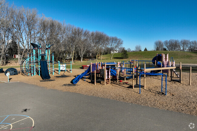 Huddleston Elementary has a large, safe playground.