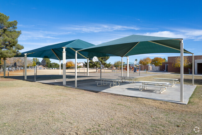 Tempe's Kyrene De La Mariposa Elementary includes shaded playgrounds.