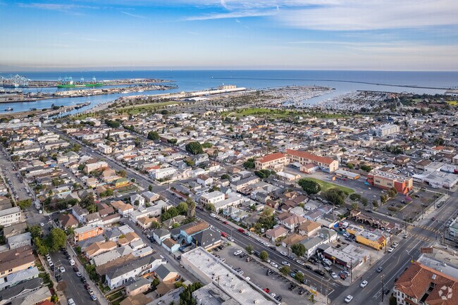 An overview of the San Pedro neighborhood in California.