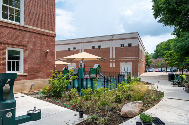 The playground behind Randle Highlands Elementary School in Washington DC.