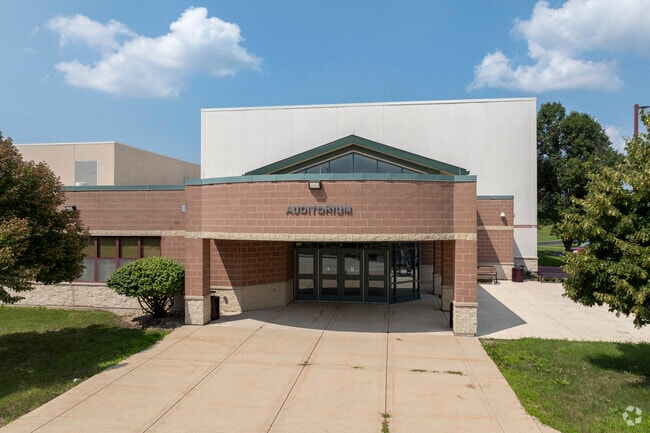 Mendota Township High School has a spacious auditorium.