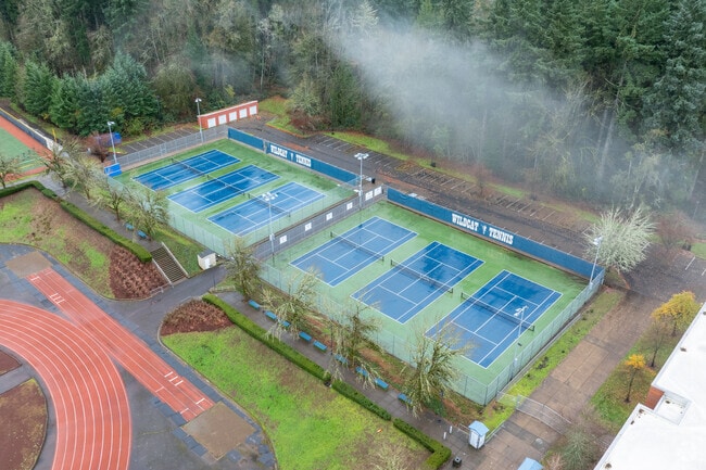 Students can play tennis at Wilsonville High School on SW Wilsonville Rd in Wilsonville.
