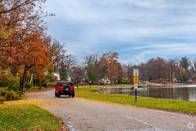 Sylvan Lake is a quiet lakefront community.