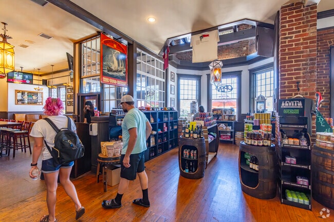 Locals of Oakwood-Hillcrest can enjoy the unique and fun Hickory Station nearby.