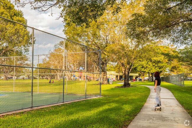 Unwind at Kendale Lakes Park after work or school in a peaceful setting.