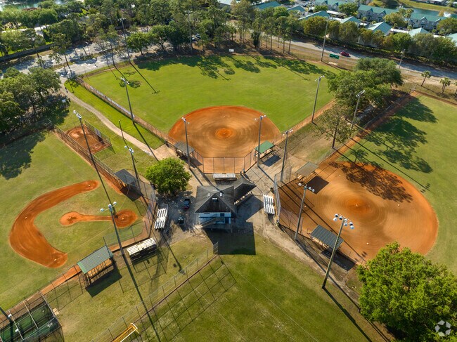 Golden Gate Community Park has multiple baseball diamonds.