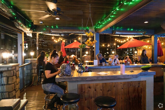 The Nest Bar and Grille features an outdoor patio loved by Bethlehem locals.