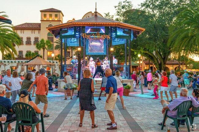 Village of Palo Alto residents enjoy dancing the night away at Spanish Springs Town Center.