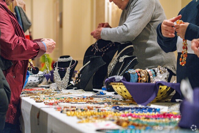 Unique items such as antique and hand crafted jewelry are at the 75th Annual Food Festival.