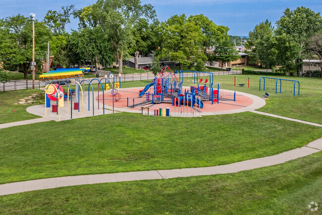 Hillcrest Elementary School has a newly remodeled playground.