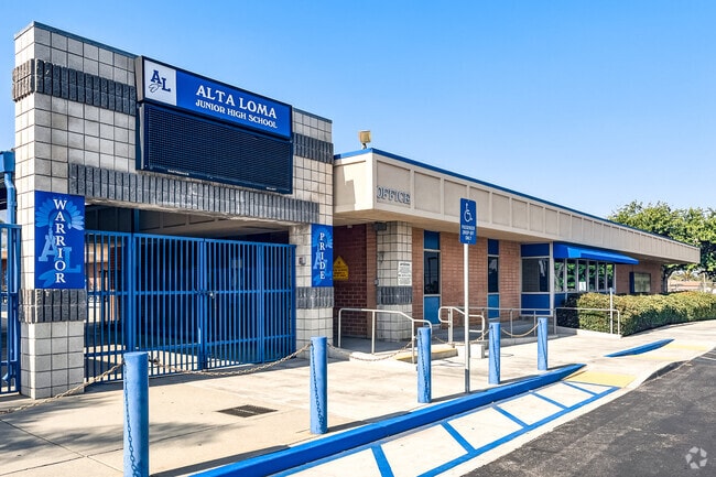 Alta Loma Junior High School has Warrior Pride.