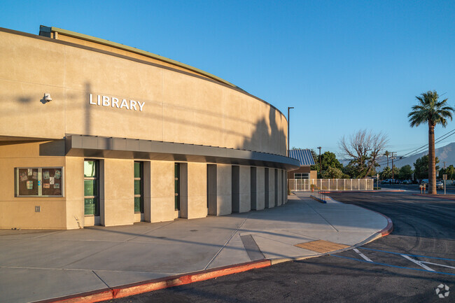 John F. Kennedy Elementary School in Indio has a dedicated student drop-off zone.