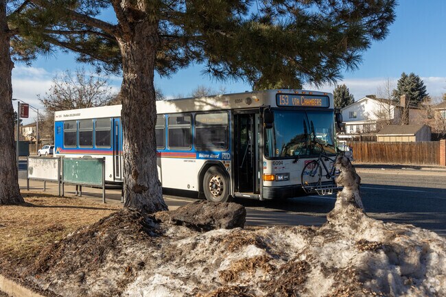 RTD has many bus routes through the Aurora Highlands neighborhood.