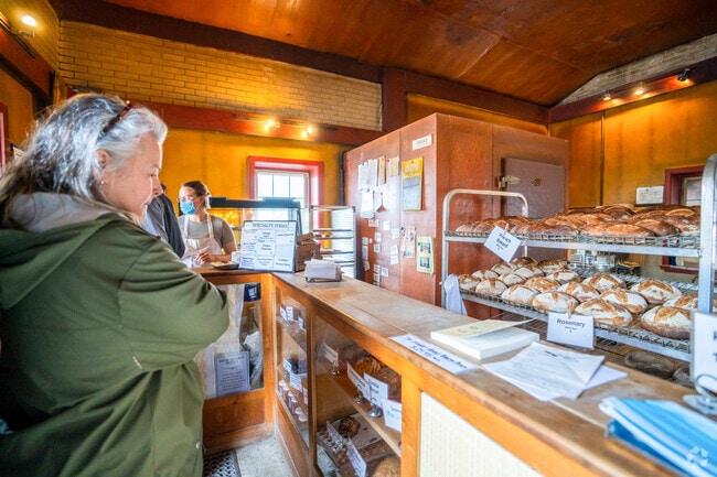 Hungry Ghost Bread in Northampton is a casual bakery with a rotating selection of fresh bread.