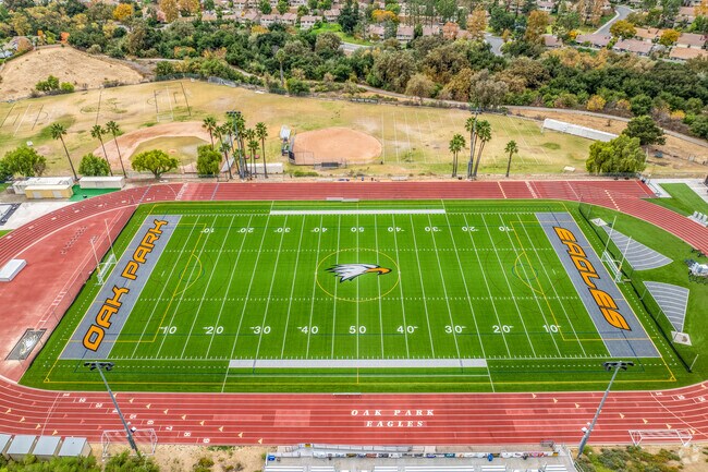 Oak Park High School is an active sport school, and home to the Eagles.