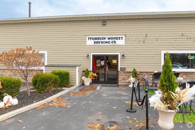 Stumblin’ Monkey Brewing Company is a favorite spot for local craft beer in Victor.