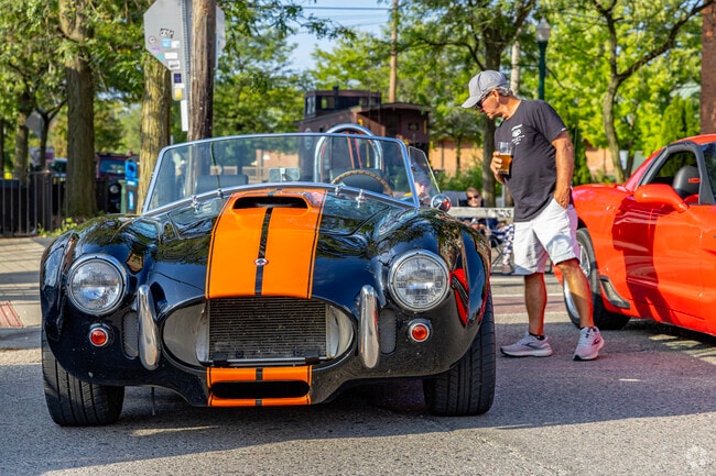 Locals can peruse classic cars and sporty hot rods at Depot Town Cruise Nights.
