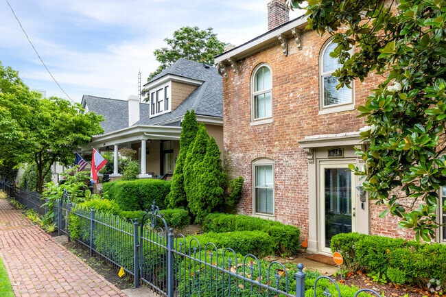 Streets in Historic Western Suburb are lined with homes constructed in the mid-1800s.