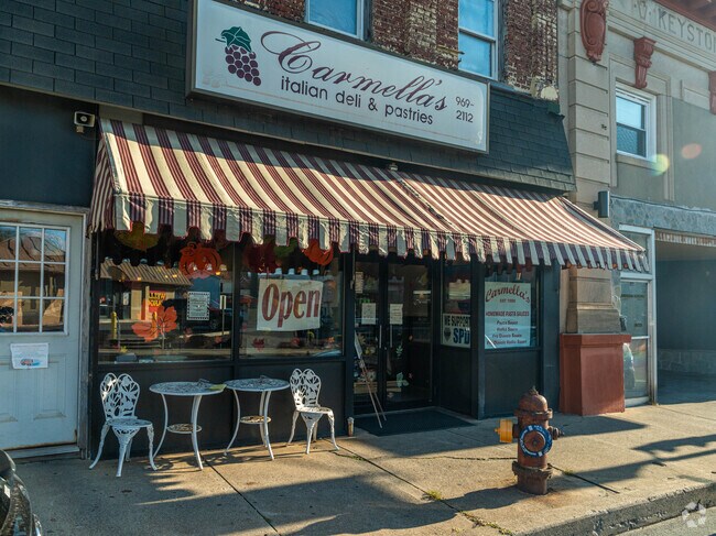 Grab some fresh pastries at Carmella's Deli in Hyde Park.