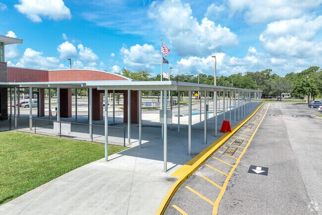 Markham Woods Middle School in Sanford is a public school on Markham Woods Road.