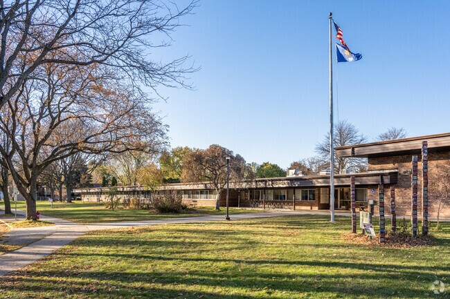 Sandburg Elementary School in Greater Sandburg is located at 4114 Donald Drive.