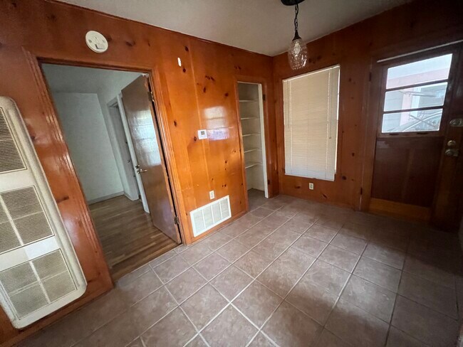 Bedroom door from living room