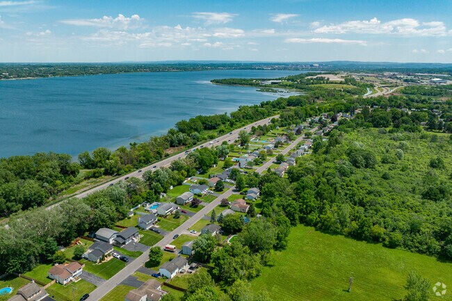 The Lakeland neighborhood in Geddes sits on the western shore of Onondaga Lake, from which it gets its name.