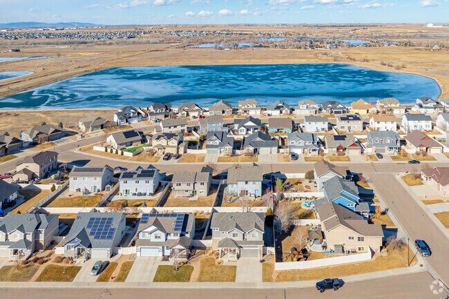 With proximity to farmland, many homes in Firestone, CO, benefit from scenic views and a tranquil atmosphere. Whether it's a vintage rancher or a newly built home, residents enjoy the best of both worlds—rural charm and urban access.