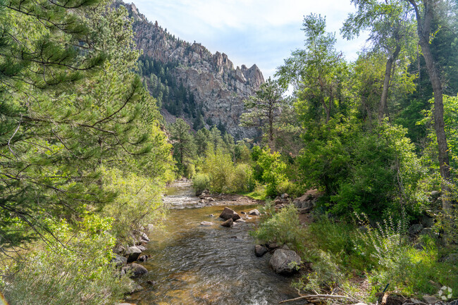 South Boulder Creek thrives through the Eldorado Springs neighborhood.