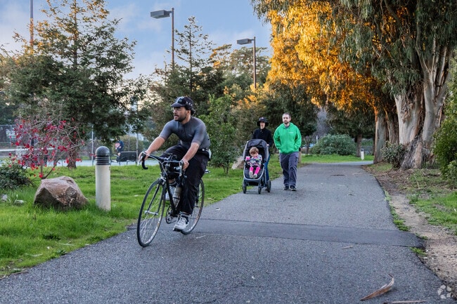 Residents love walking the paths in Hanns Park in Vallejo.
