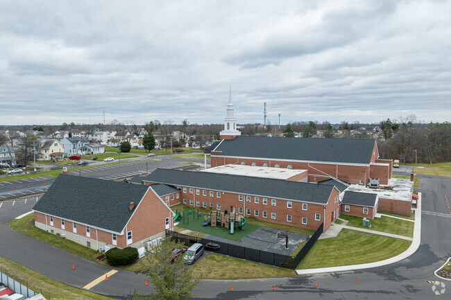 Arlington Baptist School serves K through 12th grades with a focus on Christian education.