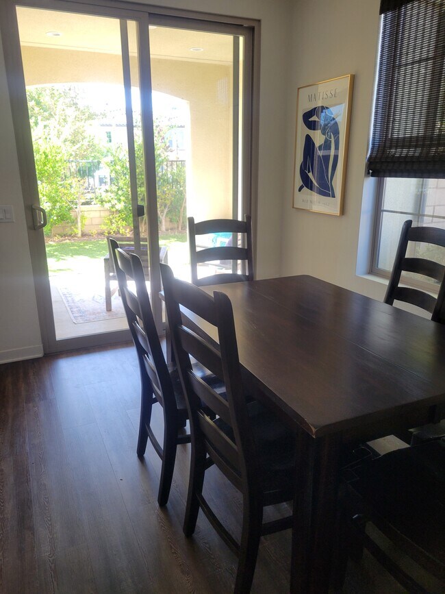 Dining area on first floor
