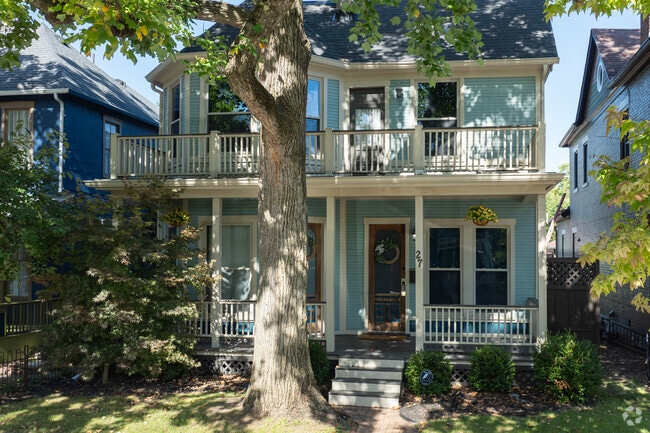 Beautiful and colorful Queen Anne style homes are found throughout McPherson.