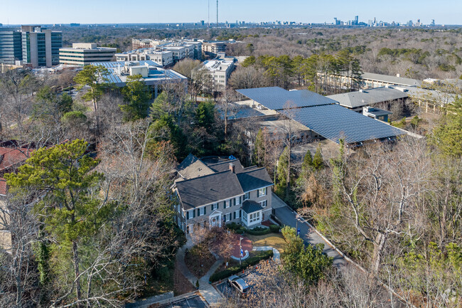 Ben Franklin Academy is located adjacent to the Emory University campus.