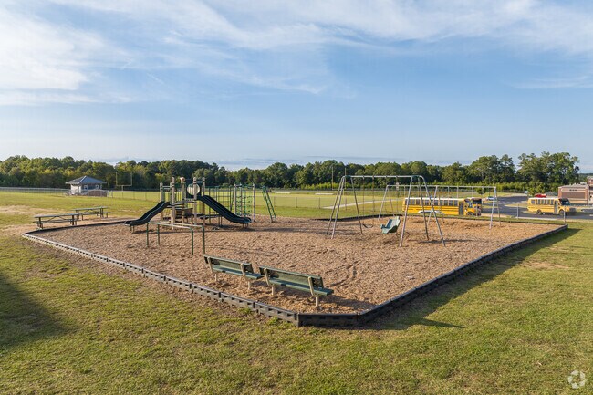 Winder Elementary has multiple playgrounds for all grades to use.