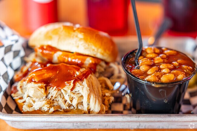 This pork sandwich from Flying Pig is a popular choice for locals and visitors.