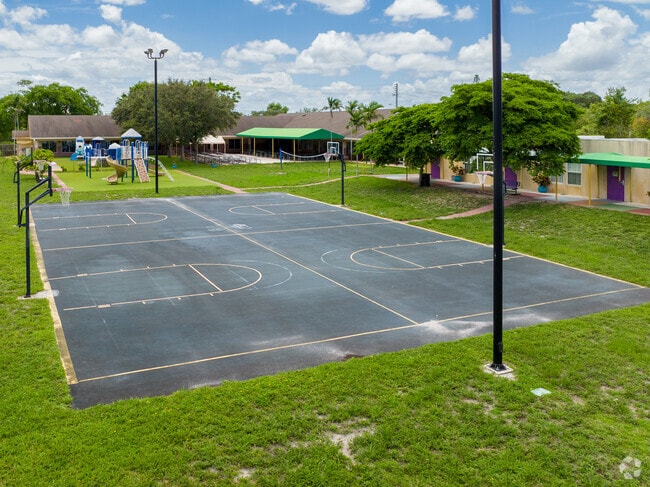 Students can enjoy a friendly game of basketball at Garden Of The Sahaba Academy.