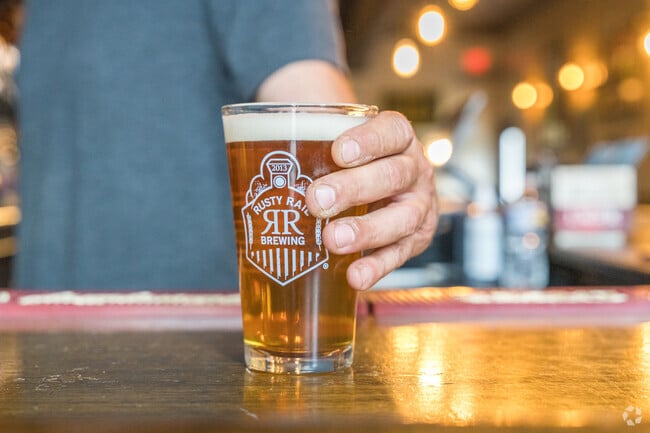 Rusty Rail Brewing is a featured brewery at The Little Brown Barrel in Forestville.