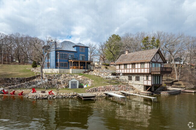 More expensive homes in Lookout Point sit on Wonder Lake's waterfront.