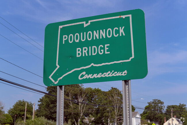 Poquonnock Bridge was originally part of the military base and used for NCO housing.