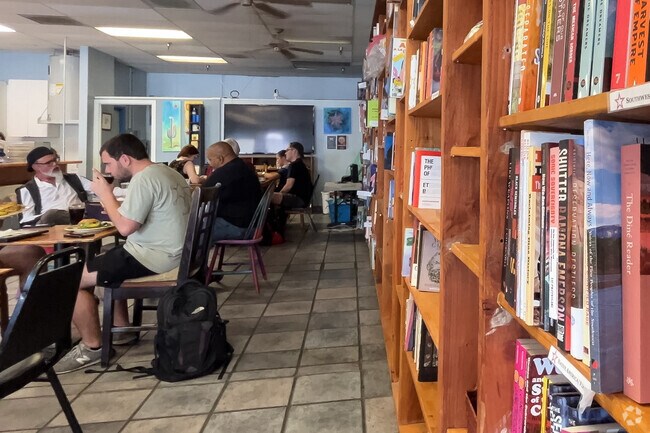 Revolutionary Grounds Books and Coffee serves the intellects of Pine Crest.