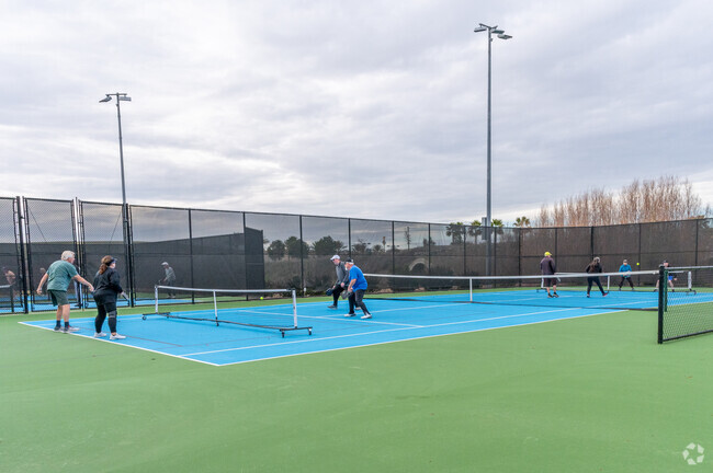 Play pickleball with friends at Heritage Park in El Dorado Hills.