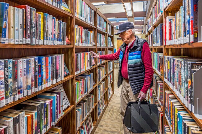 Maidu Library has a wide selection of great reading material to check out near Meadow Oaks.