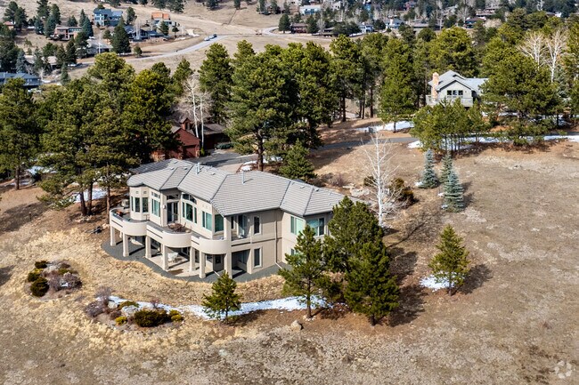 Large contemporary mountain homes in Genesee South sit on roomy lots.