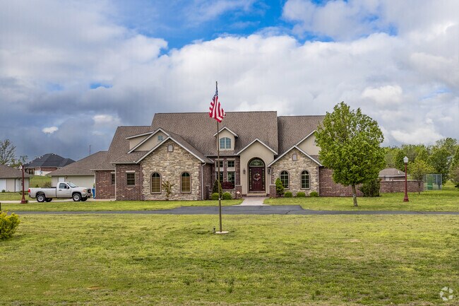 A large, new traditional style home in Campbell Park South.
