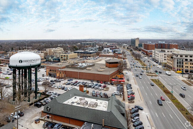 Birmingham brings upscale amenities with a pleasant and walkable downtown to Woodward Avenue.